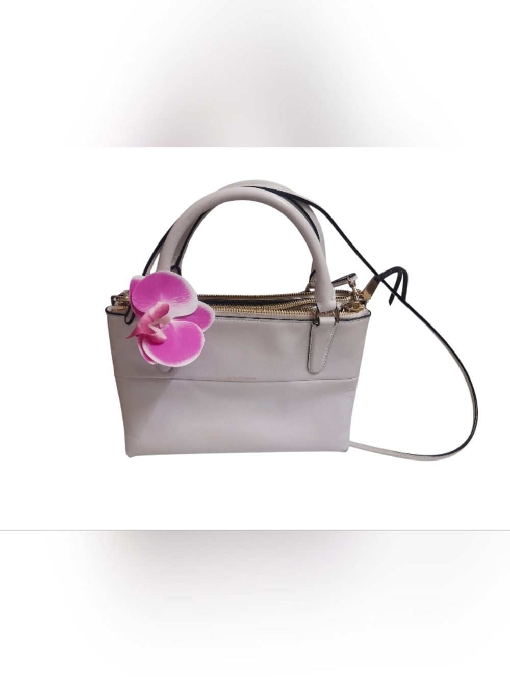 COACH THE EDGEPAINT LEATHER MINI BOROUGH BAG